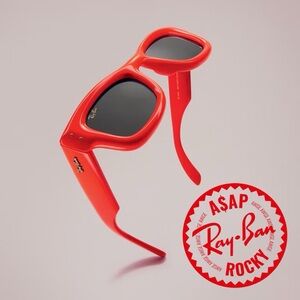 Ray-Ban A$AP Rocky the Wayfarer Puffer sunglasses in red
